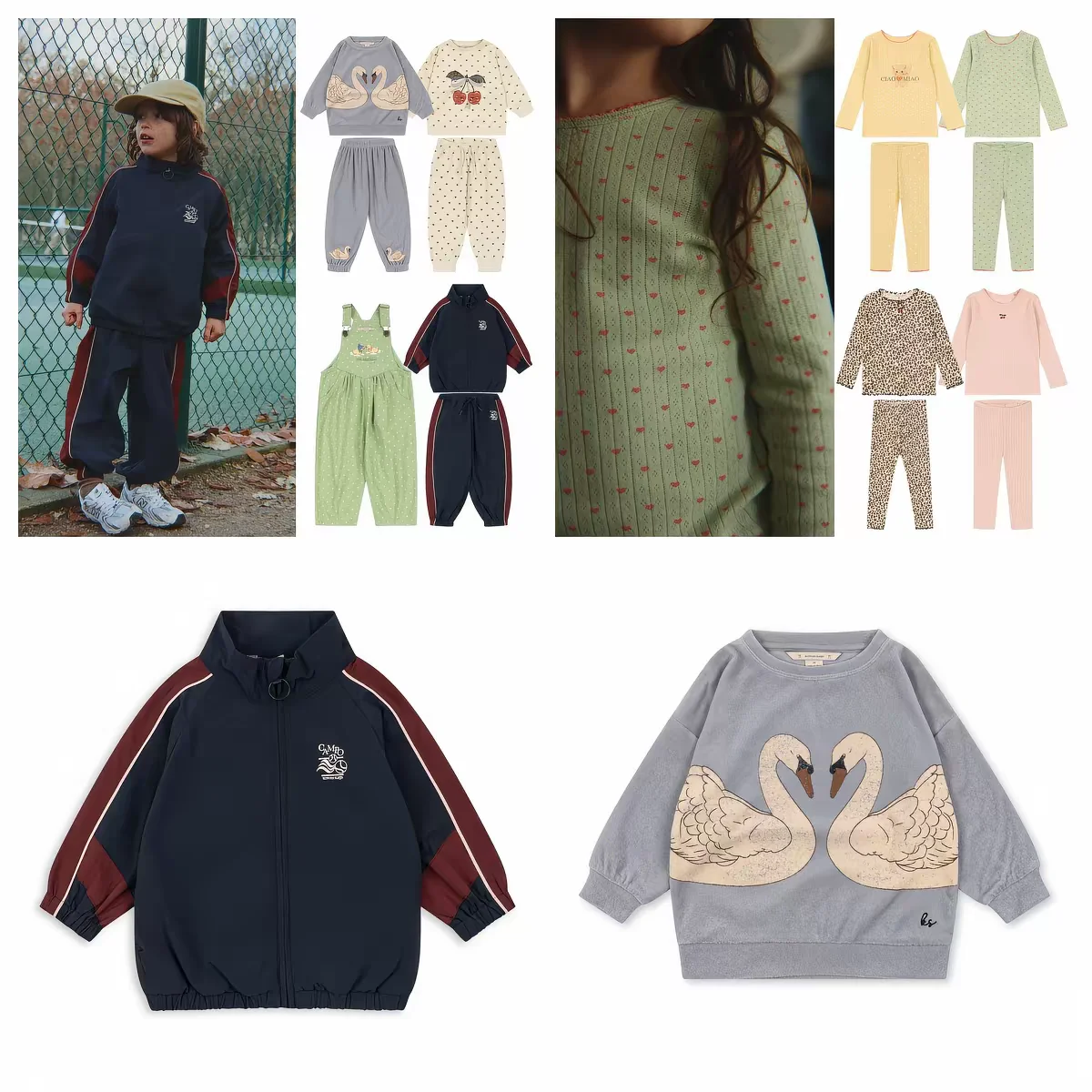 Kids Sweatshirt Set Fall Winter 26 New Fashion Thickened Warm Boys Trench Coat Cotton Printed Girls Long Sleeve Bottom Shirt Set