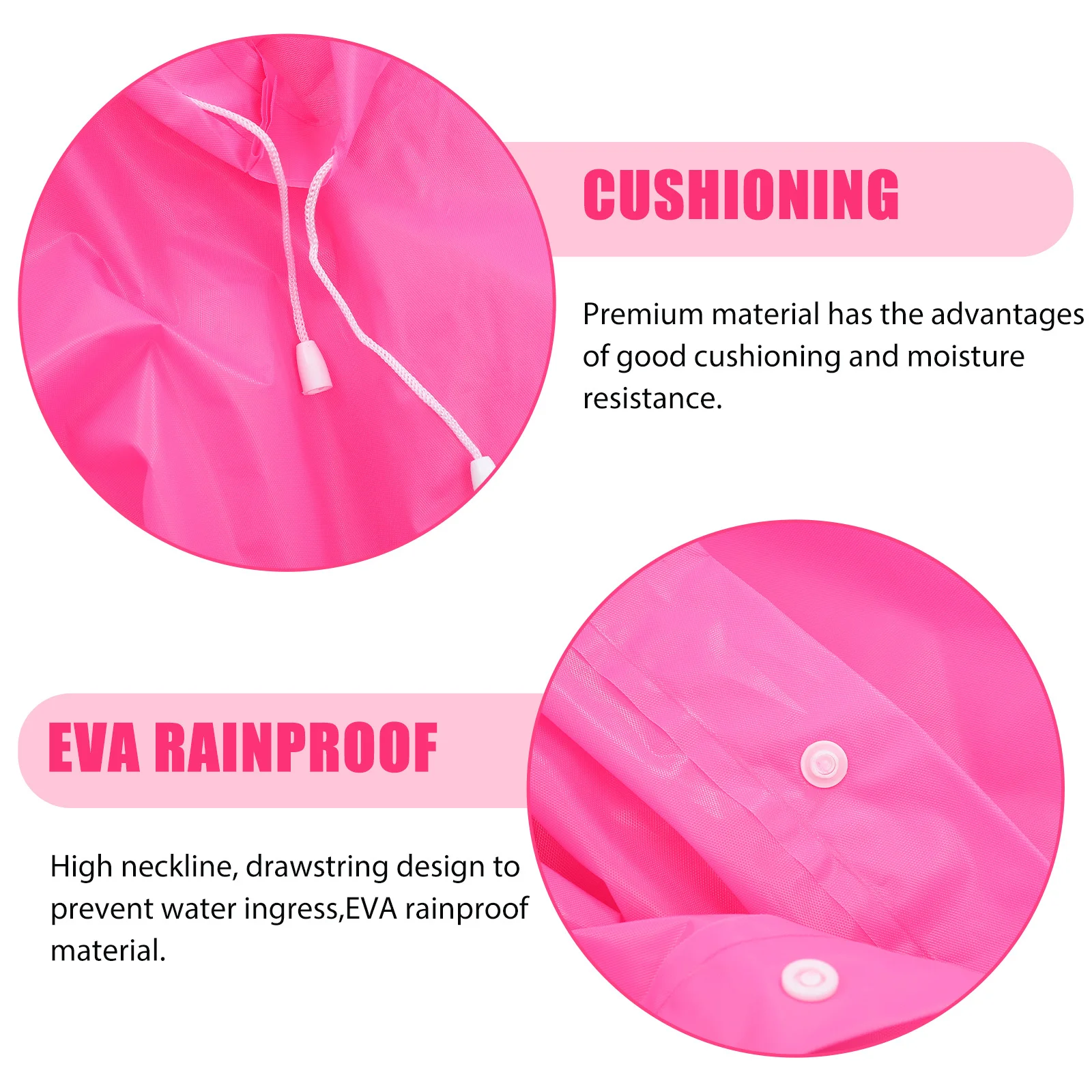 

Hooded Raincoat Poncho with Sleeves Adult Ponchos for Women's Raincoats Adults Camping Running Individual