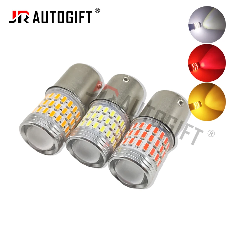 

20x T20 7443 P21/5W 1156 Ba15s 1157 Bay15d For Car LED Bulb Turn Signal Light 4014 3030 57SMD 12-32V Brake Reverse Parking Lamp