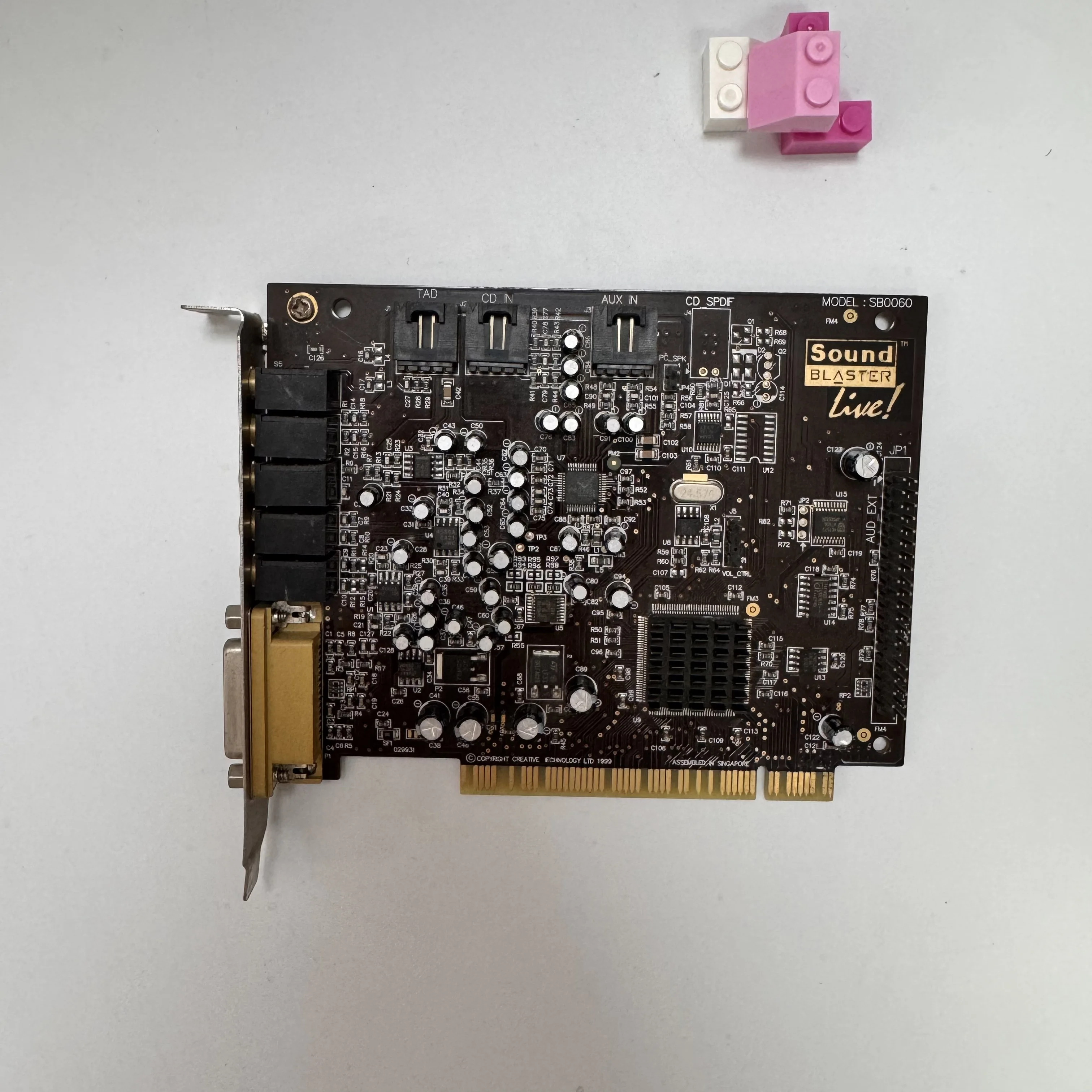 Second Hand Sound Blaster Live! 5.1 SB0060 Sound Card PCI Slot 5.1 Channel High Performance Sound Card