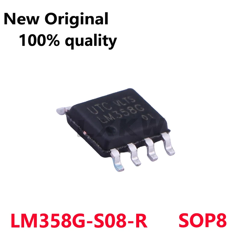 10/PCS New Original LM358G-S08-R LM358G LM358 SOP8 Operational amplifier chip In Stock