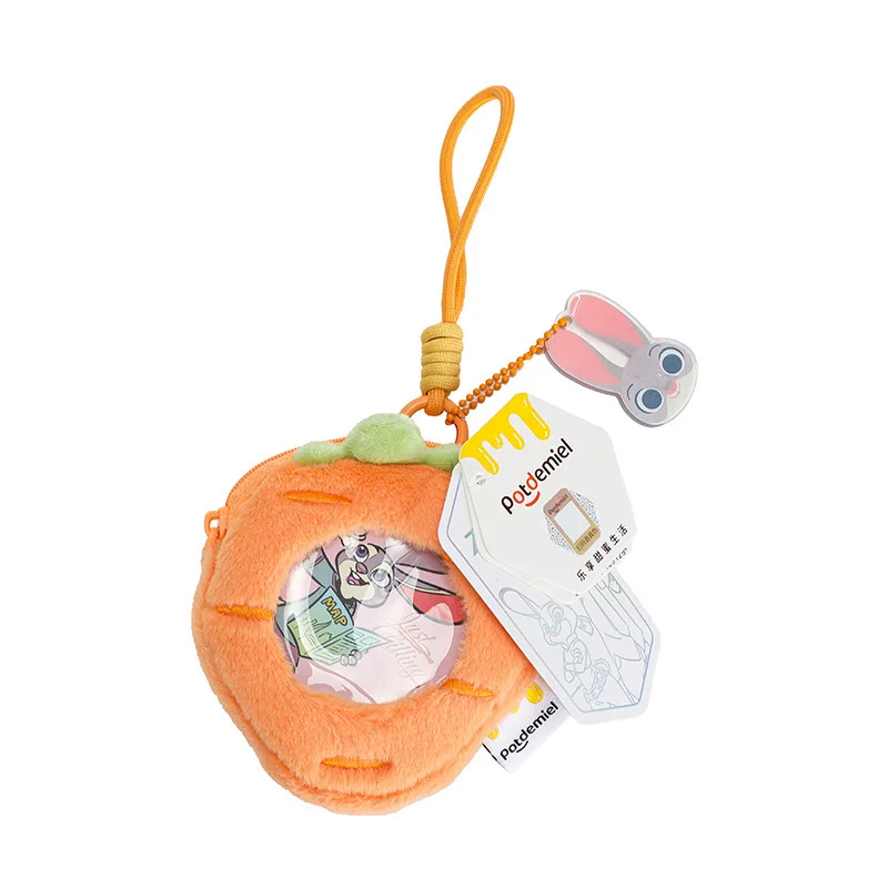 New Disney Stitch Crazy Zootopia Series Judi Nick Leopard Police Officer Smachley Doll Cartoon Cute Coin Purse Pendant