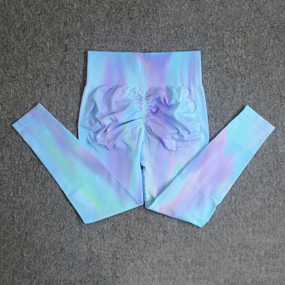 New Style Tie Dye Yoga hosen Frauen nahtlose hohe Taille Pfirsich Hüfte Fitness Leggings schnell getrocknete Sport Leggings Yoga Kleidung