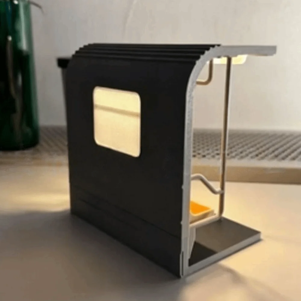 LED Night Light Subway Train Light Unique Design Desk Decor Retro LED Car Model Personalized Decor Creative Design