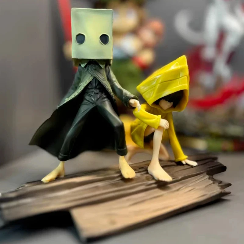 ليتل كوابيس II ستة أحادية لعبة الشكل المشهد نموذج اللعب شخصية كرتونية الهيكل حلية مجموعة هدايا الهالوين