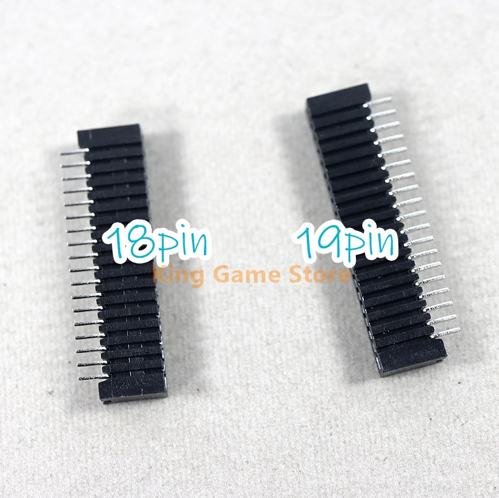 500PCS For Playstation 2 PS2 Game Handheld Conductive Film Slot Connector Port Controller Slot 18Pin 19Pin Socket