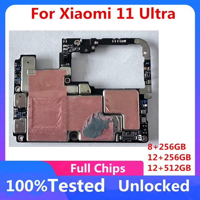 For Xiaomi Mi 11 Ultra Unlocked Motherboard Mainboard Full Chips 256GB  512GB For Xiaomi Mi 11 Ultra Logic board - AliExpress 509