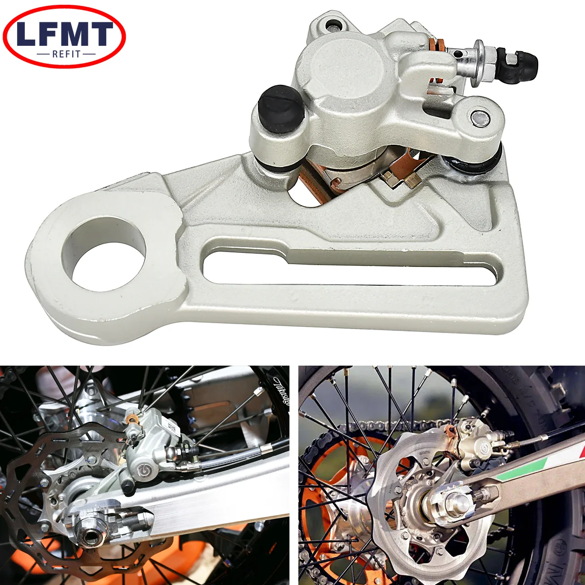 

Motorcycle 25cm Rear Axle Braking Pump Bracket Brake Caliper For KTM 125-530 XCW XCFW EXC EXCF SX SXF XC XCF 6 Day TPI 2004-2023