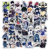 60Pcs Blue Lock 2 Shaped Stickers - Anime Soccer Decals for Fans & Decor（ Anime Worlds Store）