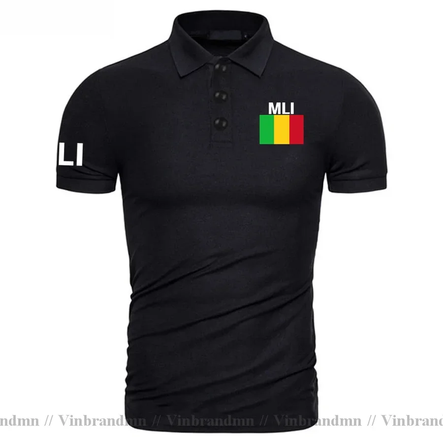 Рубашки поло Republic of Mali, мужские классические брендовые рубашки, новейшая модная страна, 100% хлопок, одежда с флагом сборной страны MLI Malian ML