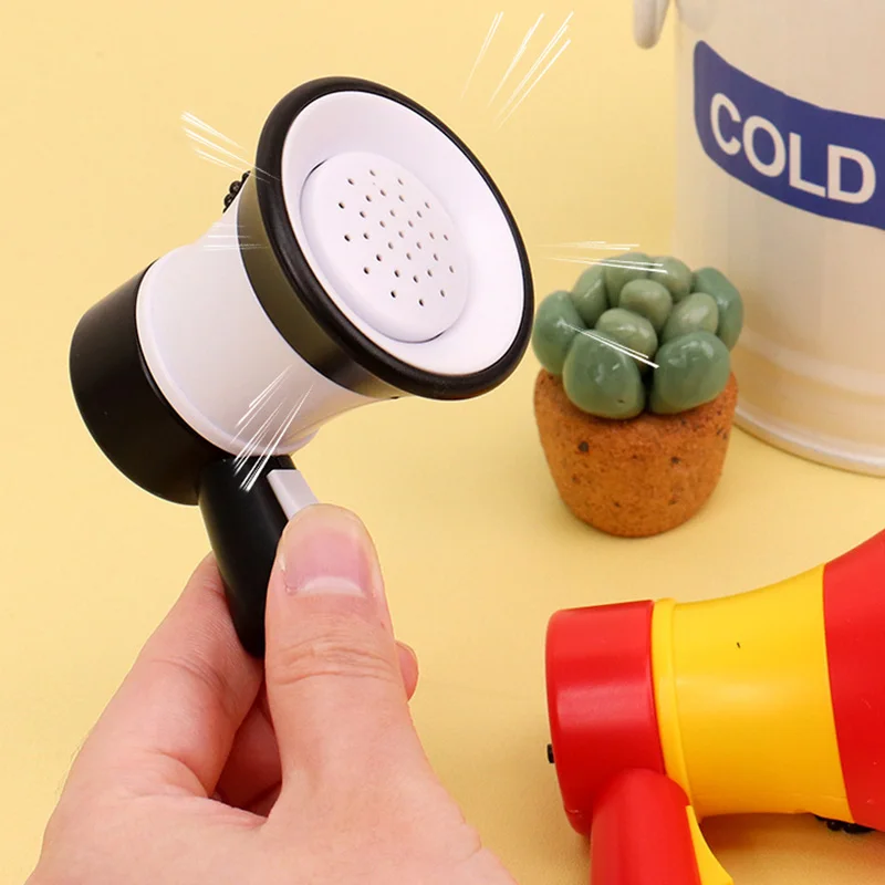 Mini Funny Megaphone Recording Keychain Pendant Kids Handheld Voice Changer Children Speaker Amplifier Recorder Key Ring Toys