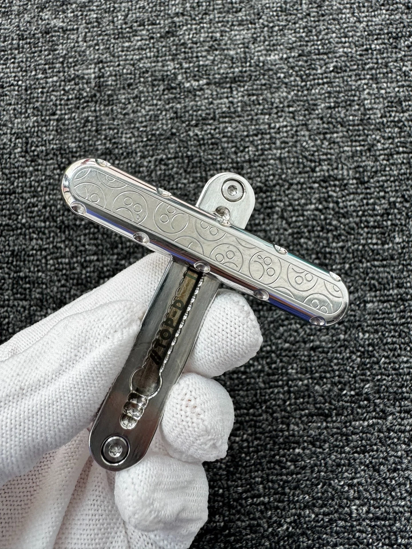 Used MetaltoysDZ topd fritters, stainless steel edc metal decompression