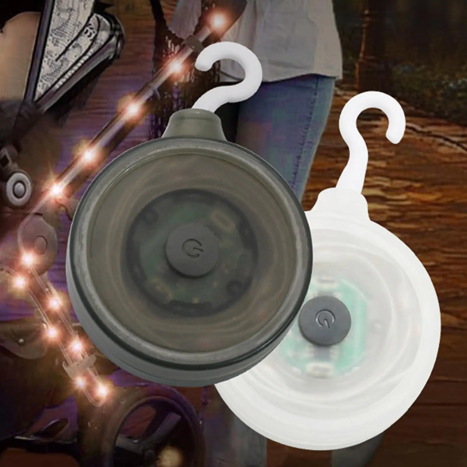 Camping String Lights 4 Modes Waterproof Christmas Decorations Fairy String Lights for Outdoor Garden Backyard Patio Gathering - Image 5