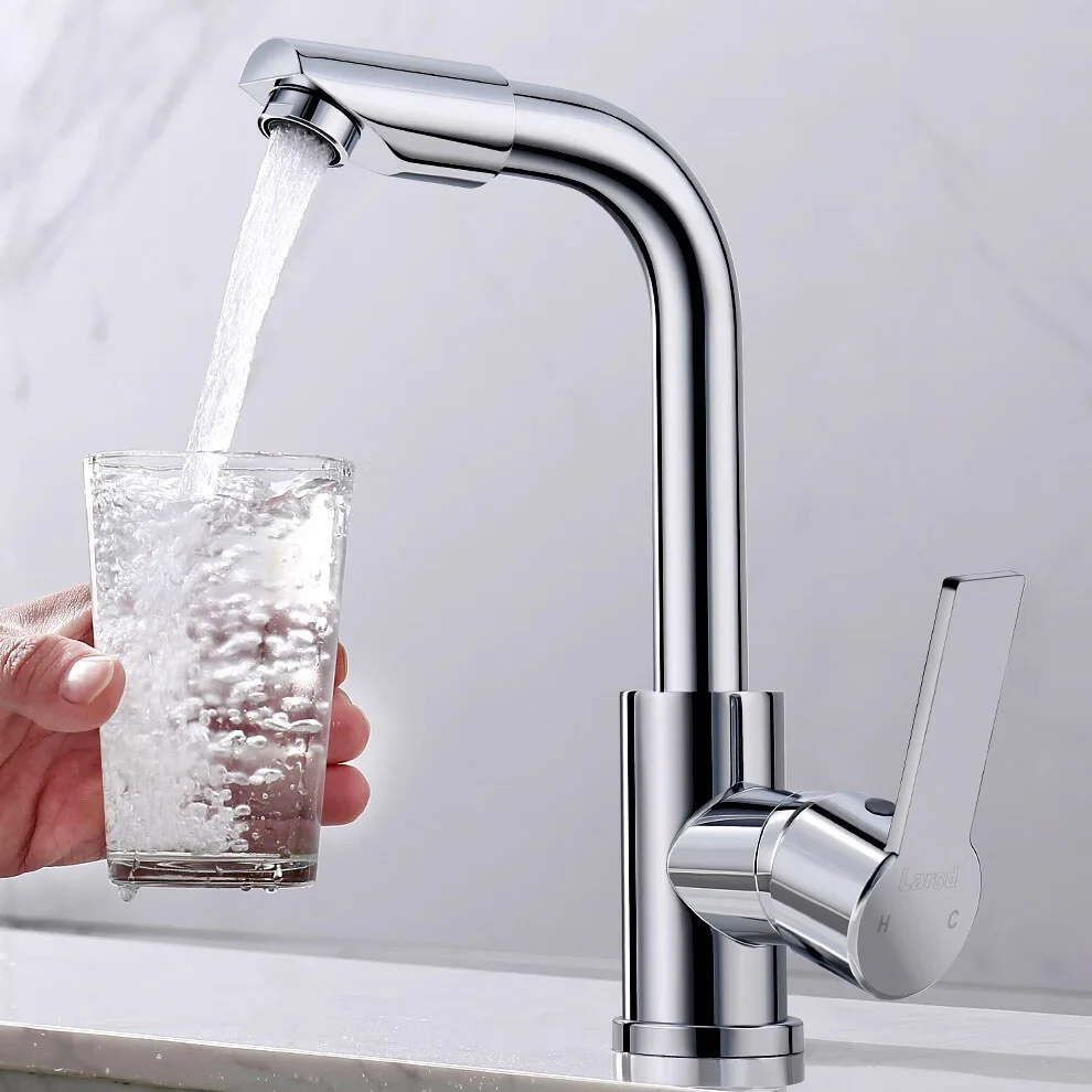 

Rotatable Basin Faucet For Kitchen and Bathroom Dual-use Splash-proof Hot and Cold Water Faucet