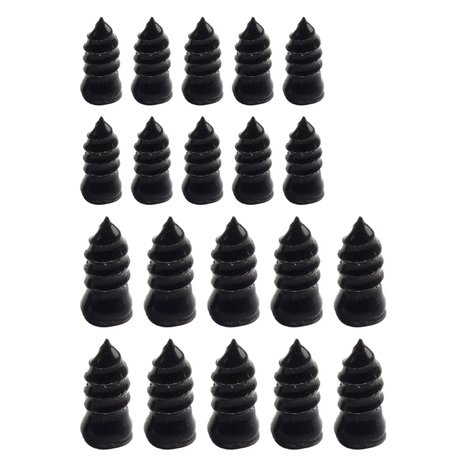 Chiodi per riparazione pneumatici Kit di riparazione pneumatici 20 pz 20 pz/set 20x Accessori Nero Kit di attrezzi veloci 20 PZ Gomma di ricambio per veicoli Nuovo