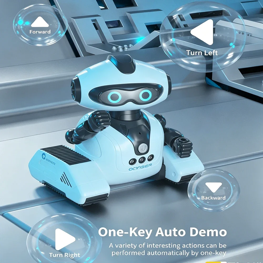 JJRC R22 Intelligent Remote Control Robot Toy Gesture Sensing Music Recording Education Programming Science Popularization Robot