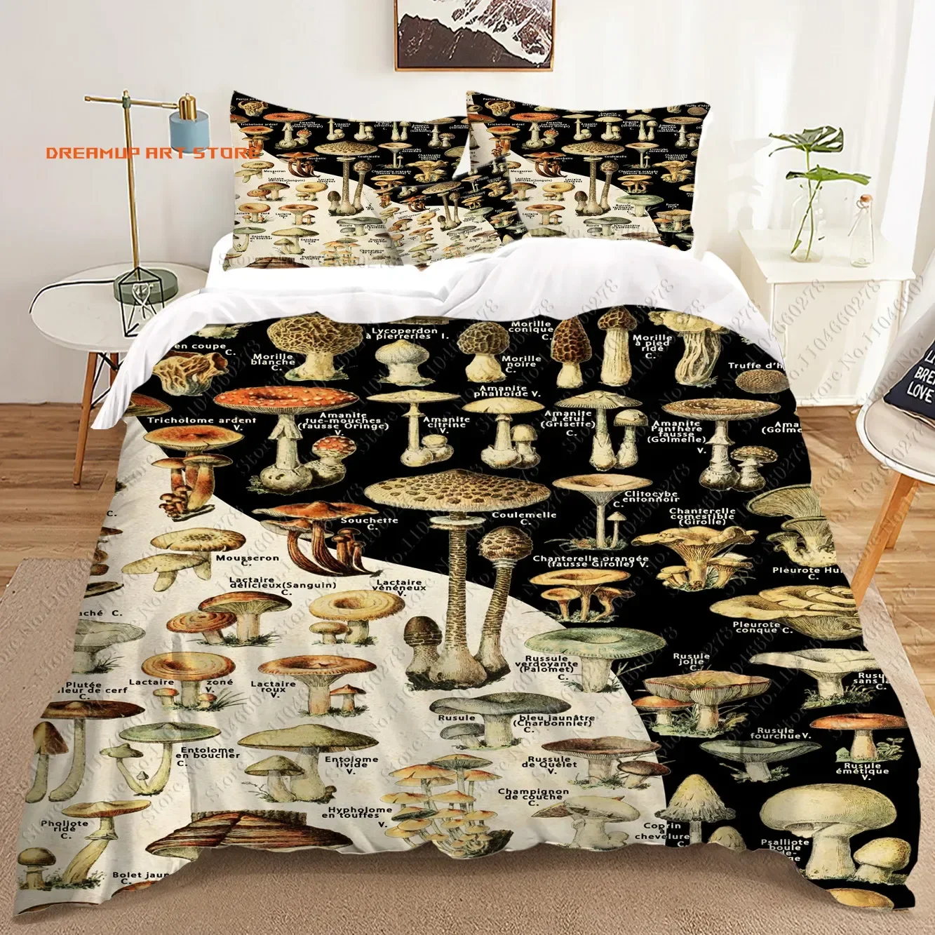 2026 Mushroom Insect World 3D Bedding Sets Print Duvet Cover Adults/ Children Bed Comforter Birthday Gift Dropshipping