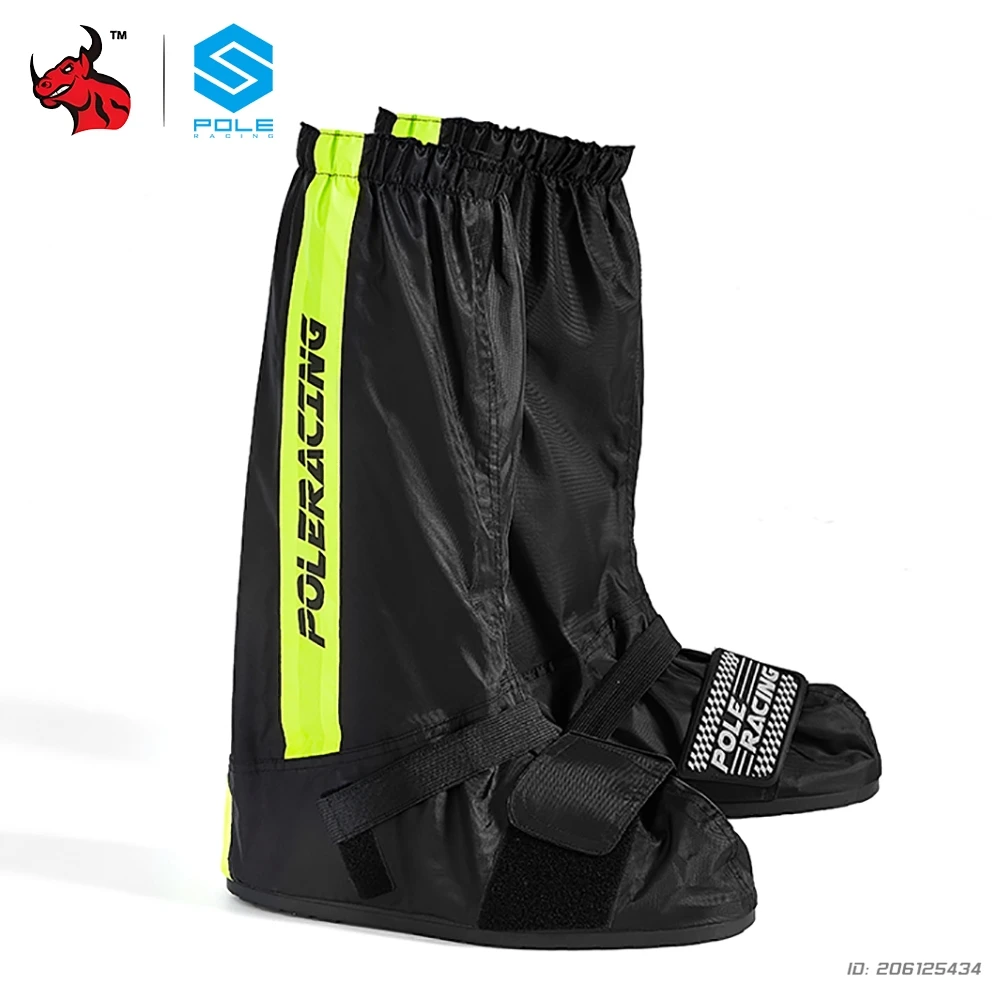 

Чехлы для мотоциклетной обуви, водонепроницаемые, для езды на открытом воздухе, дождевые бахилы для мотокросса, мотоциклетные высокие непромокаемые туфли, нескользящие чехлы для ног