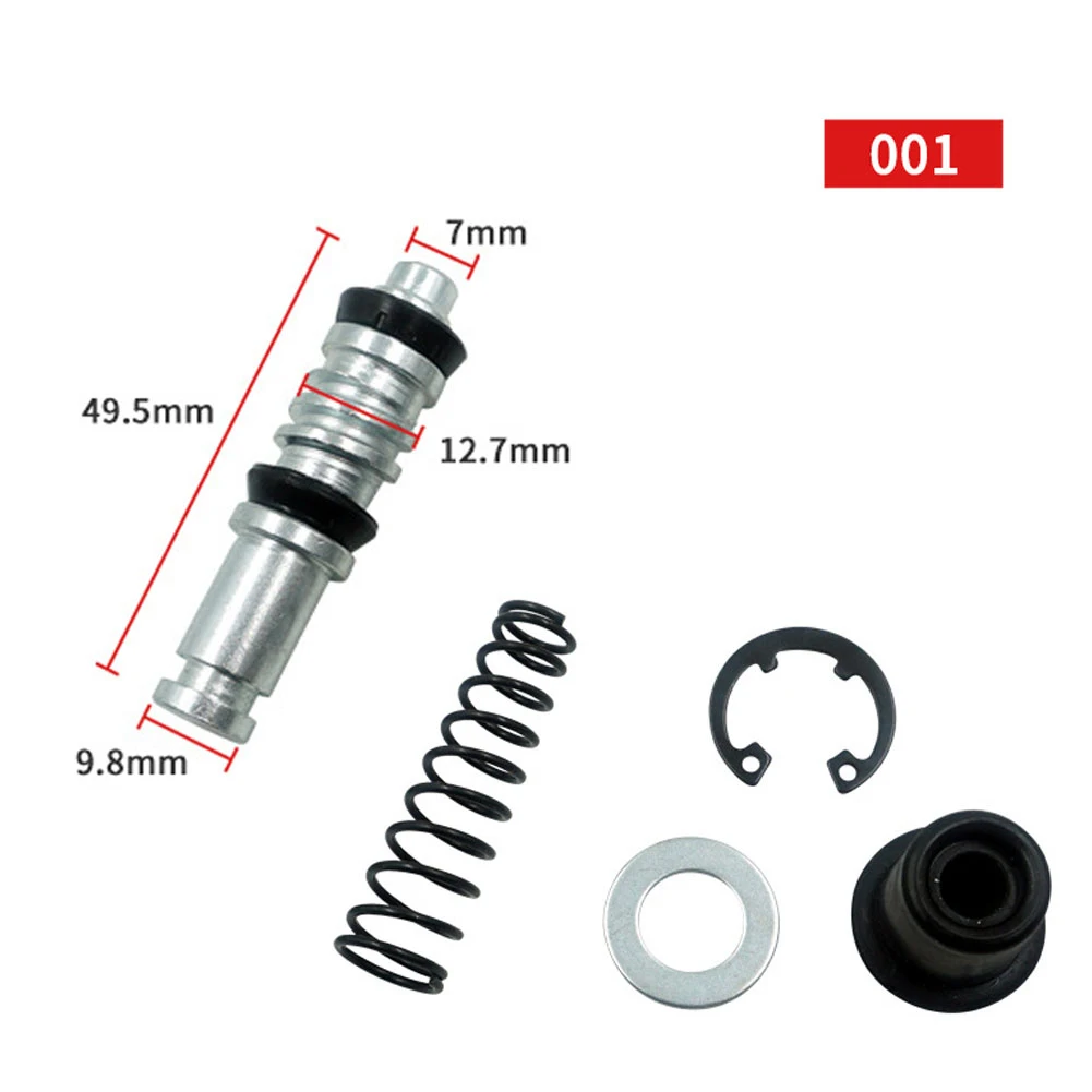 Motorcycle Master Cylinder Piston Repair Kit for Hydraulic Clutch and Brake Pump Pistons Compatible with 12 7mm and 16mm Sizes