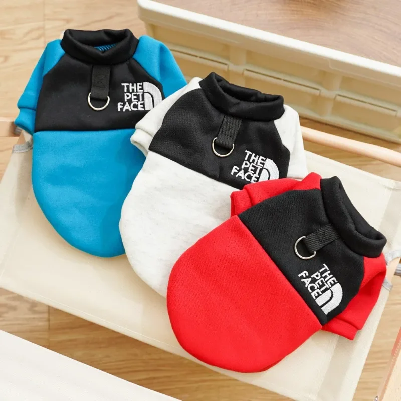 Design Pet Dog Hoodies Cool Dogs Clothes For French Bulldog Pullover Sweatshirt Coats Small Medium Big Dogs Jackets The Pet Face