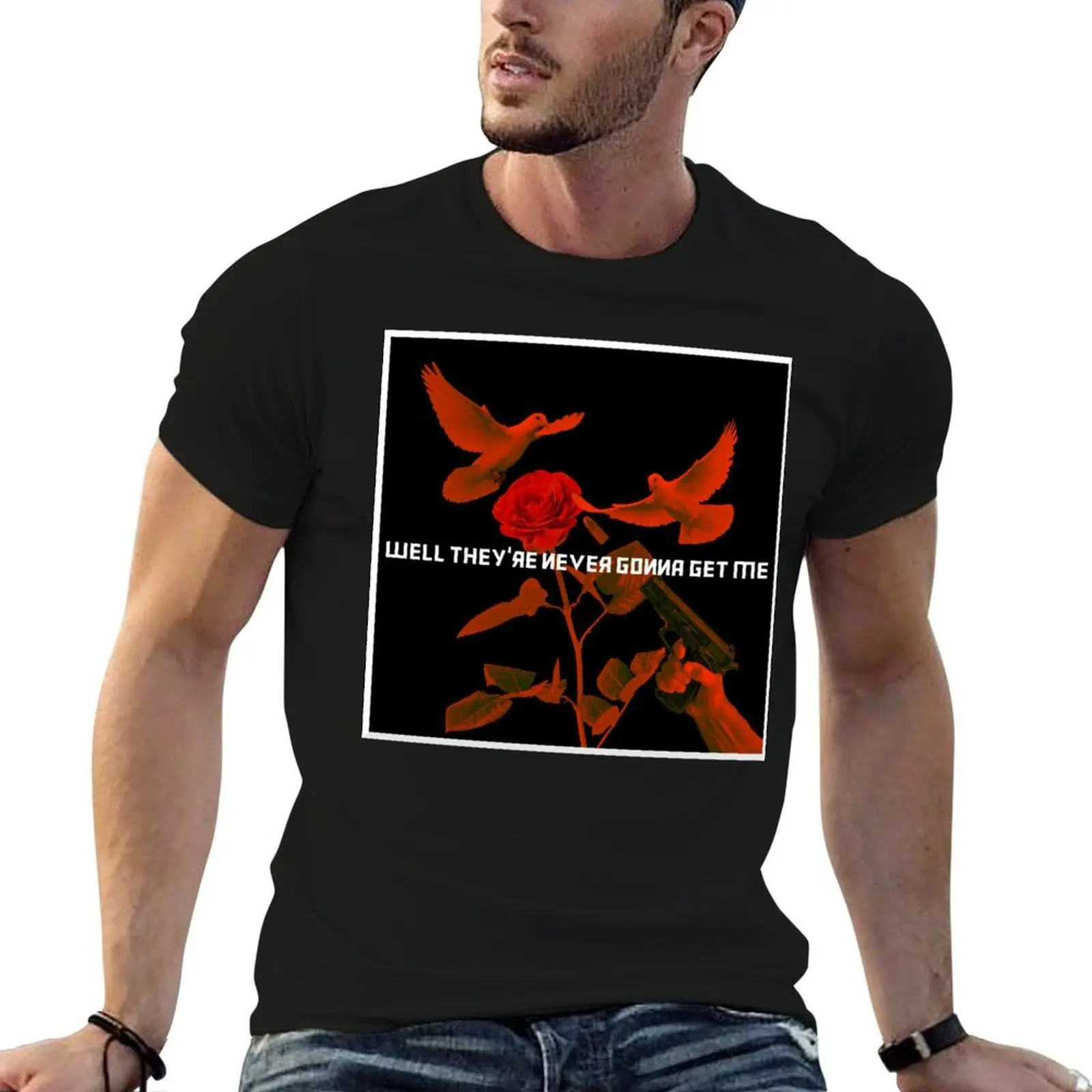 Flock O' Doves T-Shirt plus size tops man t shirt mens clothing