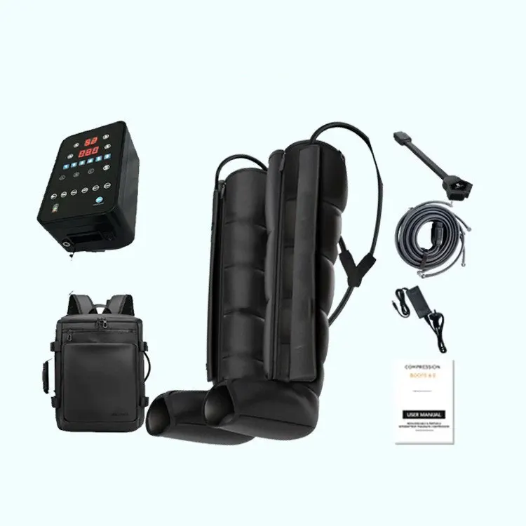 Air Compression Recovery System, Sequential Massage Device, ABS Foot and Leg Recovery Boots, Heavy Duty Leg Massager Therapy