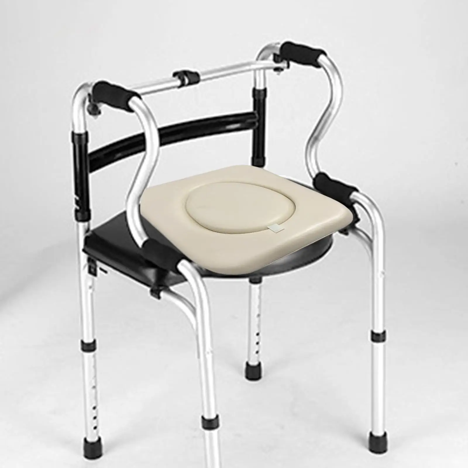 Commode Seat Cushion Detachable Sponge Padded Portable Comfortable Soft