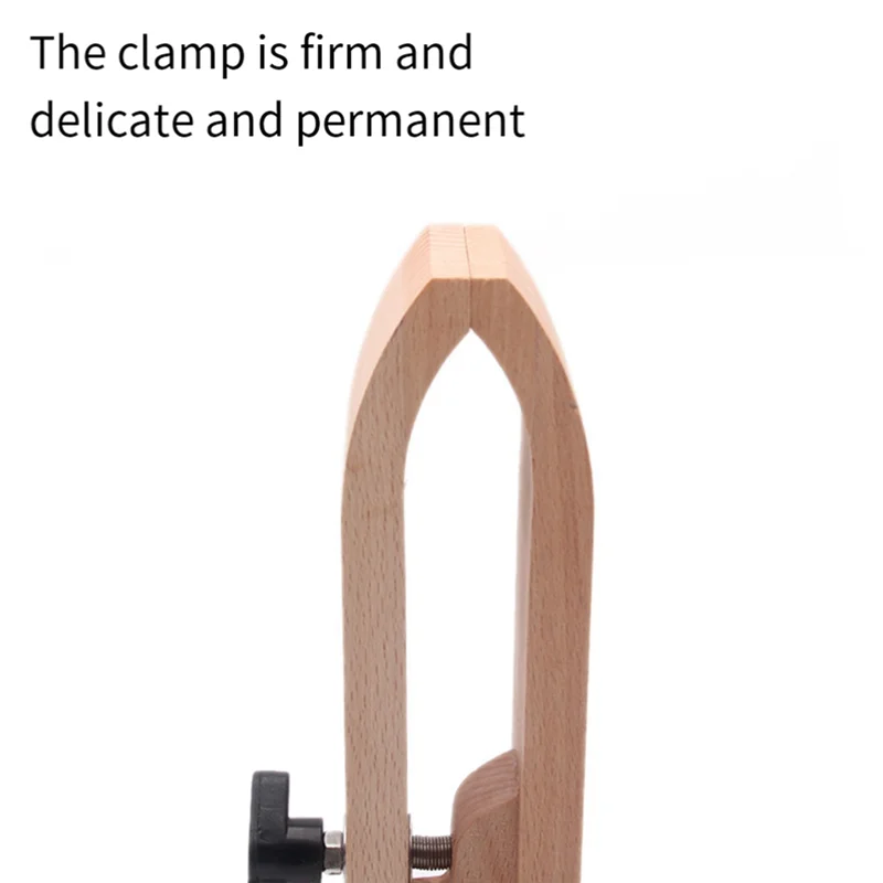 

VEHO-Hand-Sewn Wood Clamp Adjustable Clamping Table Top Rotating Foldable Leather Suture Fixing Frame Durable Easy To Use