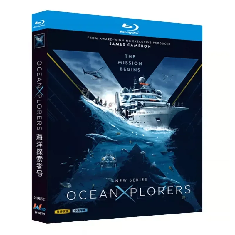 Blu-ray Ultra High Definition Documentary Ocean Explorer BD Disc Box with Chinese and English Subtitles