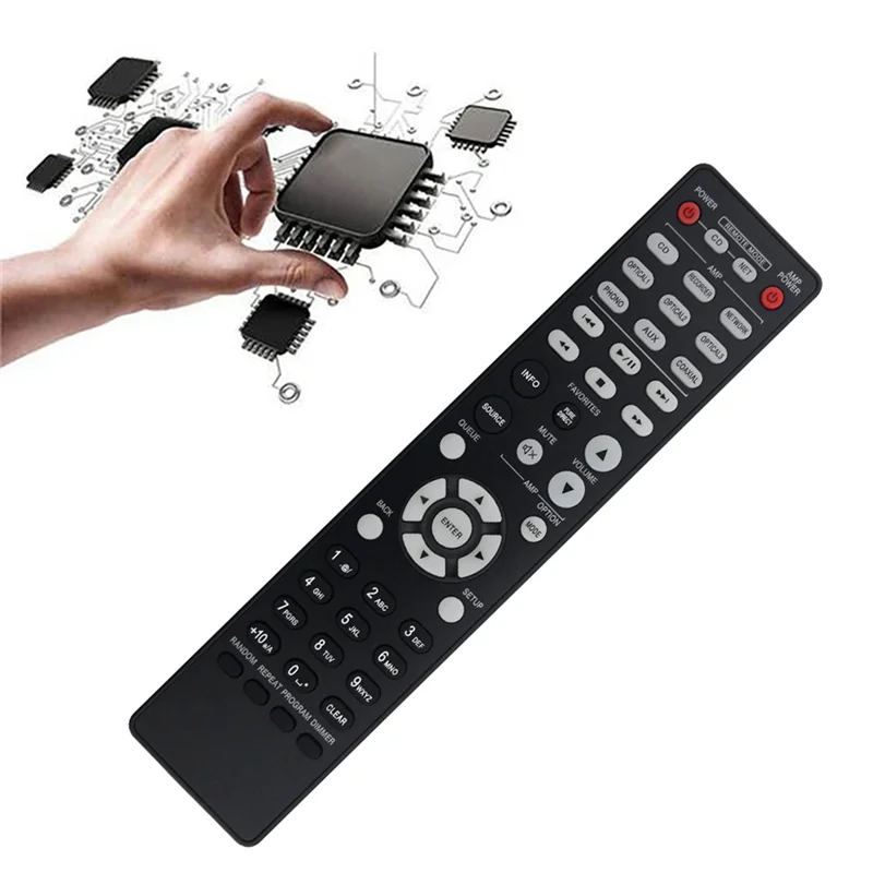 เปลี่ยน RC-1223 รีโมทคอนโทรลสําหรับ DENON AV Surroud Receiver RC-1223 รีโมทคอนโทรล