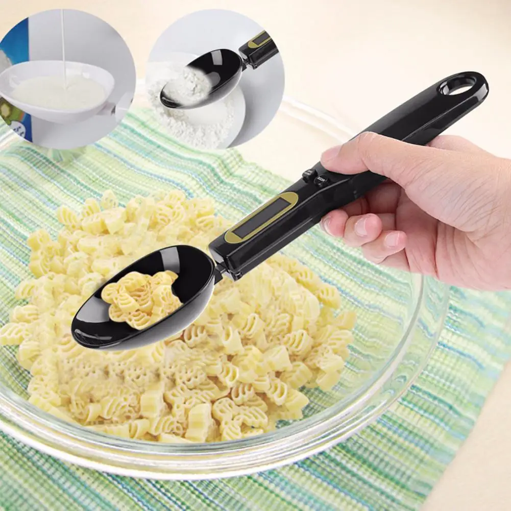 23cm Digital Measuring Spoon Scale High Precision 500g/0.1g LCD Display Electronic Food Dispensing Condiments Weighing Scoop