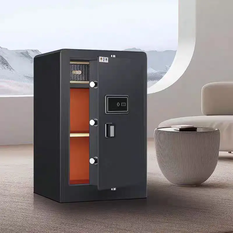 K6 fingerprint plus password safe office household valuables anti-theft password box safe