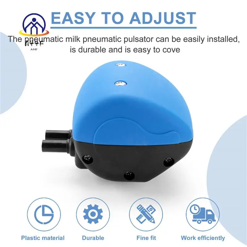 A44F-آلة الحلب البلاستيكية النابض L90 الحليب الهوائي النابض الهوائي لأجزاء آلة حليب الأغنام البقرة مع 2 منافذ