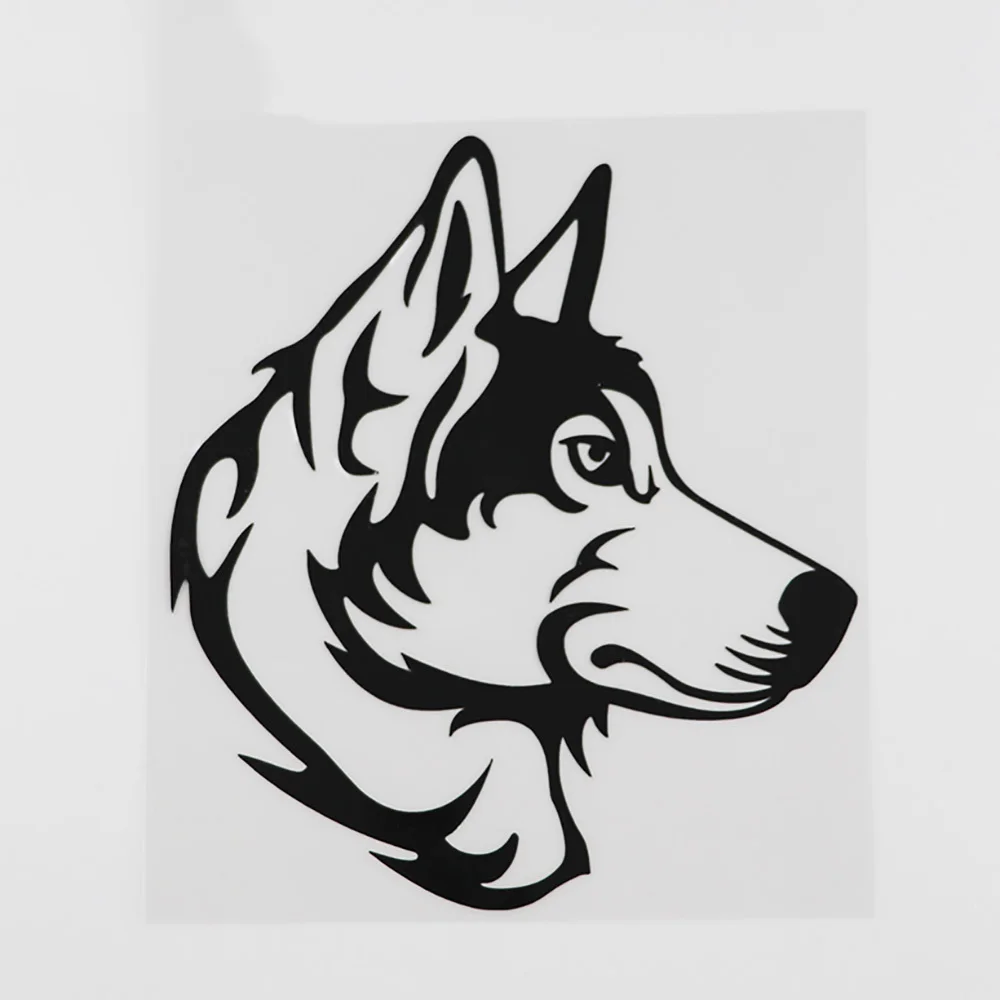 

Fun Husky Dog Pet Animal Die-Cut Vinyl Decal Car Sticker Waterproof Auto Decoration for Car Body Bumper Rear Window Z51