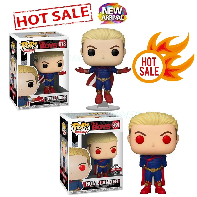 ¡Nuevo Funko Pop! Figura DE ACCIÓN DE Homelander de la serie THE BOYS, modelo coleccionable de PVC, juguetes para decoraciones, regalos de