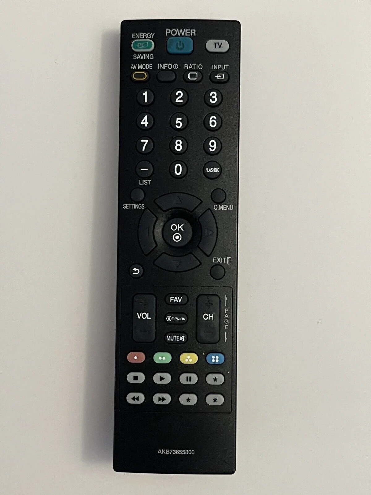 NIEUWE AKB 73655806   TV-afstandsbediening voor TV 22LS3510 26LS3510