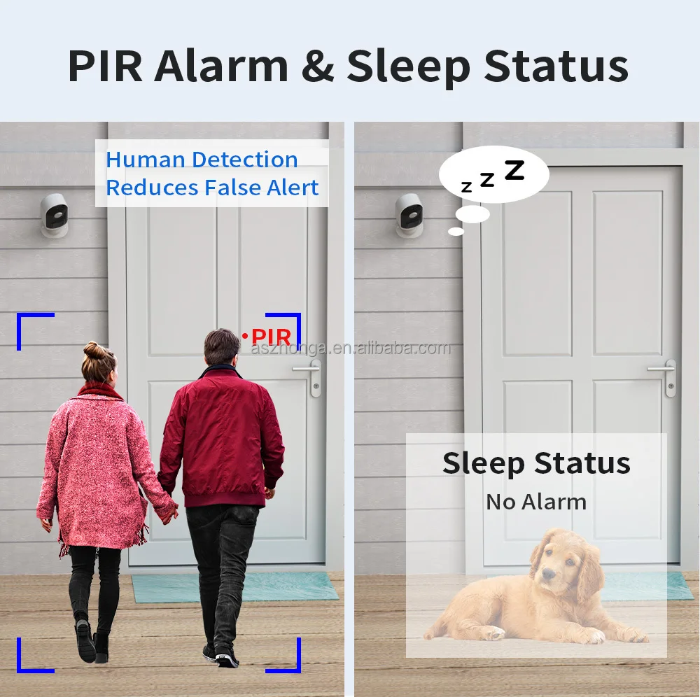 4CH Mini Smart Wireless Ip Network Security Home Surveillance CCTV Battery نظام الكاميرا 3MP WiFi 7 بوصة LCD Nvr Kit #4