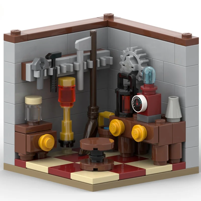 379 個 MOC シリーズ CMF ビネット ハビタット コレクタブル モデル 組み立ておもちゃ ブロック 建築 クリスマス ギフト DIY アイデア 子供の誕生日