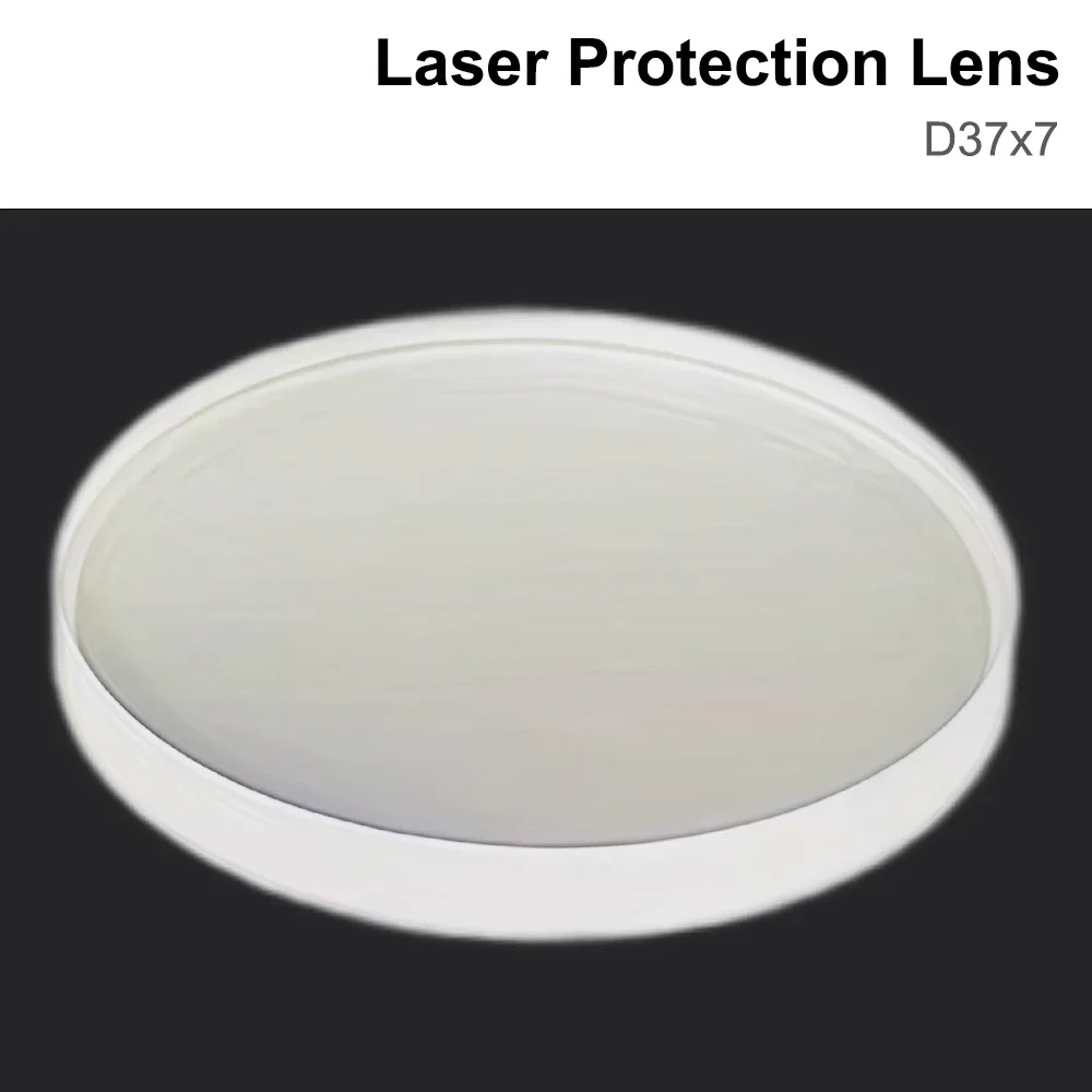 Fiber Laser Protective Lens 37x7 10kw 20kw 30kw Laser Fiber Lens for Raytools Precitec Bodor Laser Cutting Lens 37x7