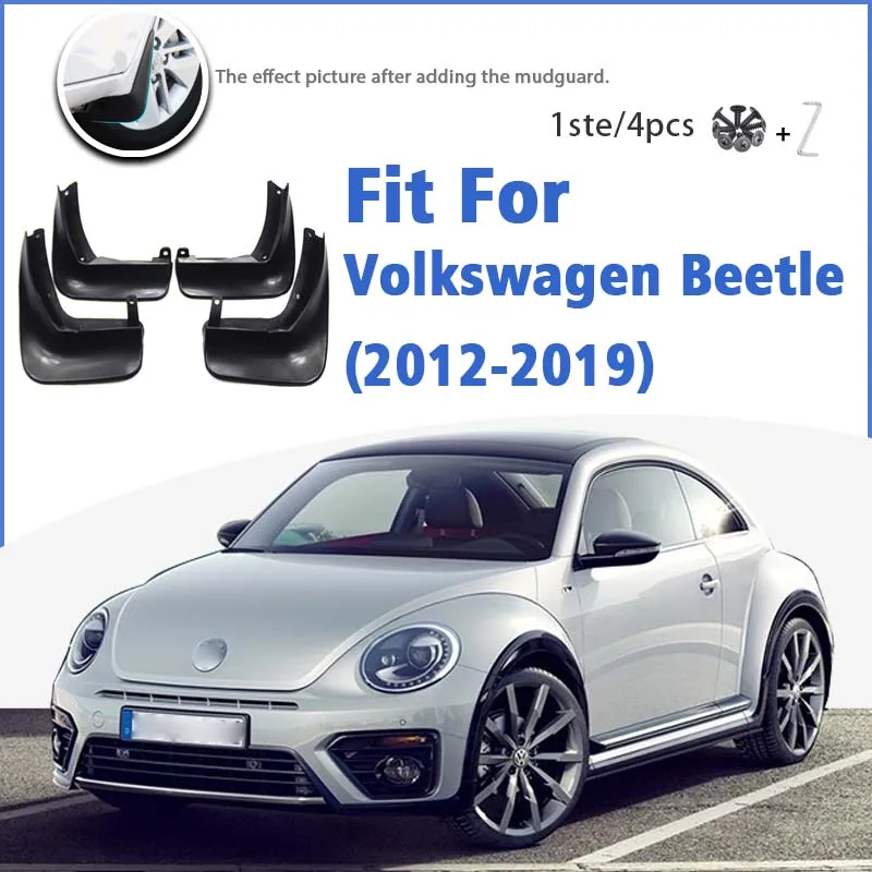 

Брызговик для Volkswagen VW Beetle 2012-2019 передние и задние брызговики аксессуары брызговики Fender 2018 2017 2016 2015