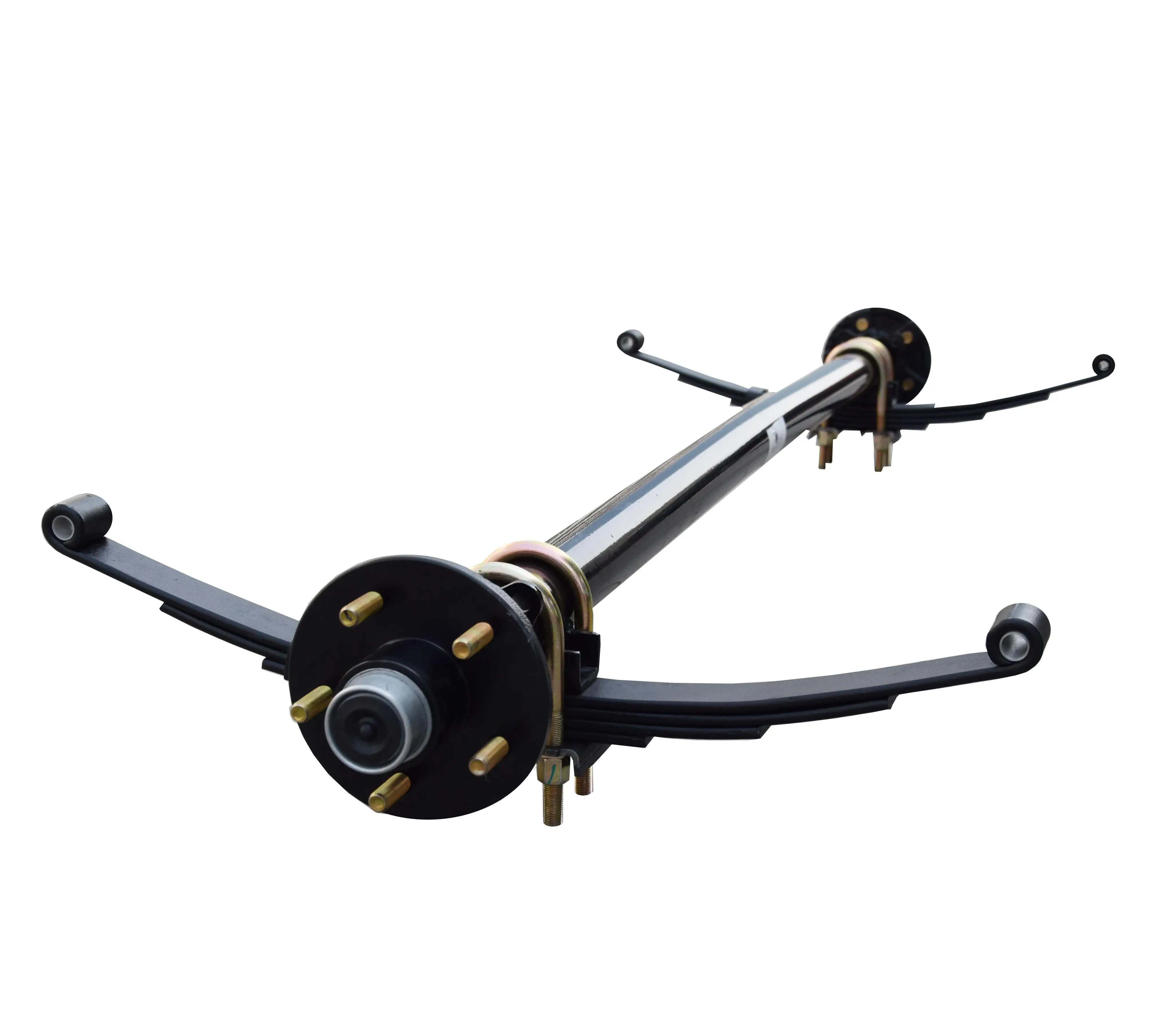 

Trailer Axle 3500lbs 5*4.5PCD Non Brake Straight Trailer Axle Assembly With Leaf Spring Suspension[Factory Direct Sale-TT]
