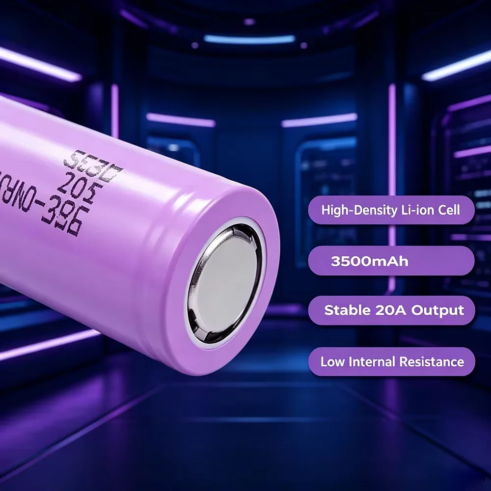 For Vape/Flashlight/Drill! 18650 3500mAh 25A 3.7V Explosion-Proof Rechargeable Battery