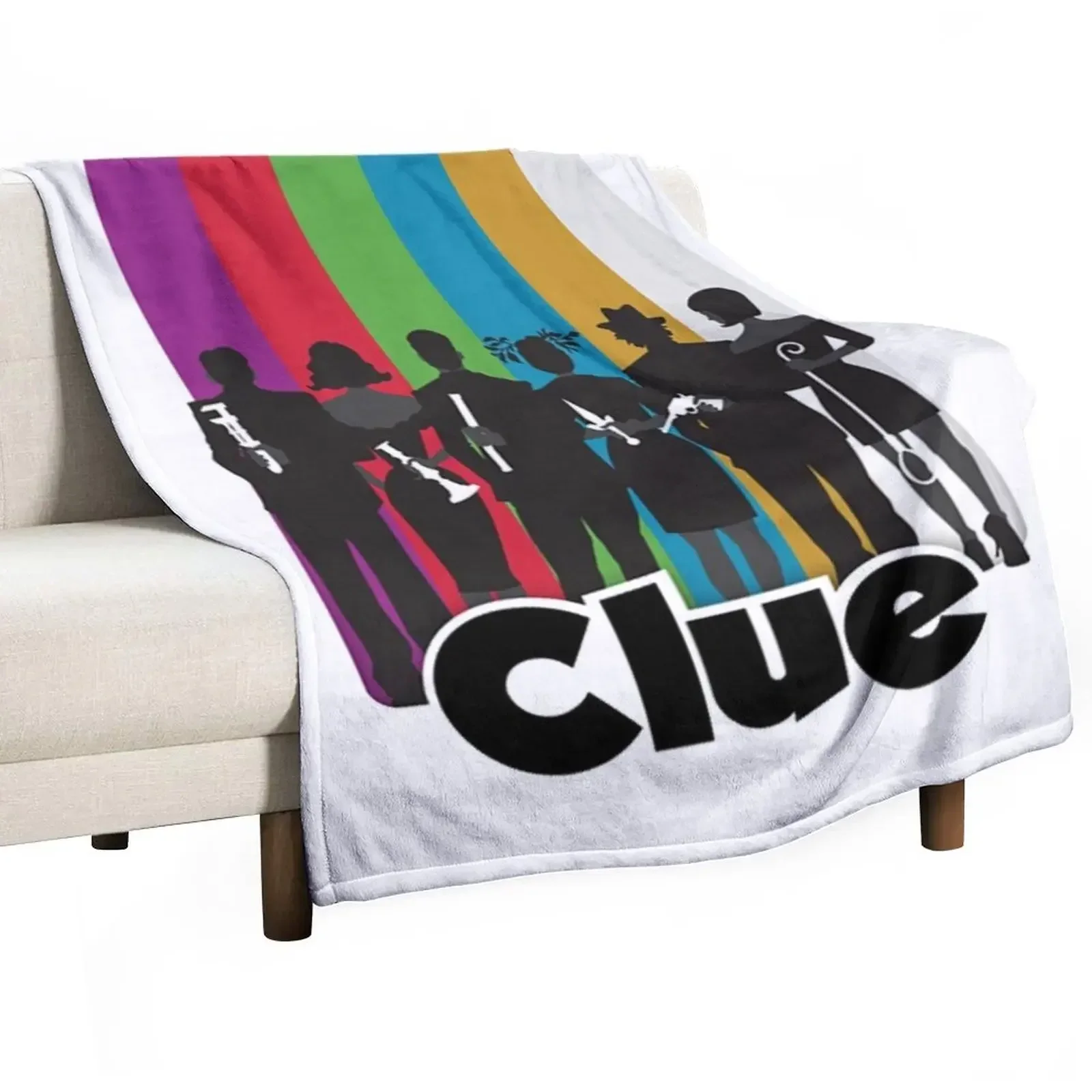 clue film Throw Blanket manga Polar Extra Large Throw Hair Luxury Thicken Decorative Sofa Blankets