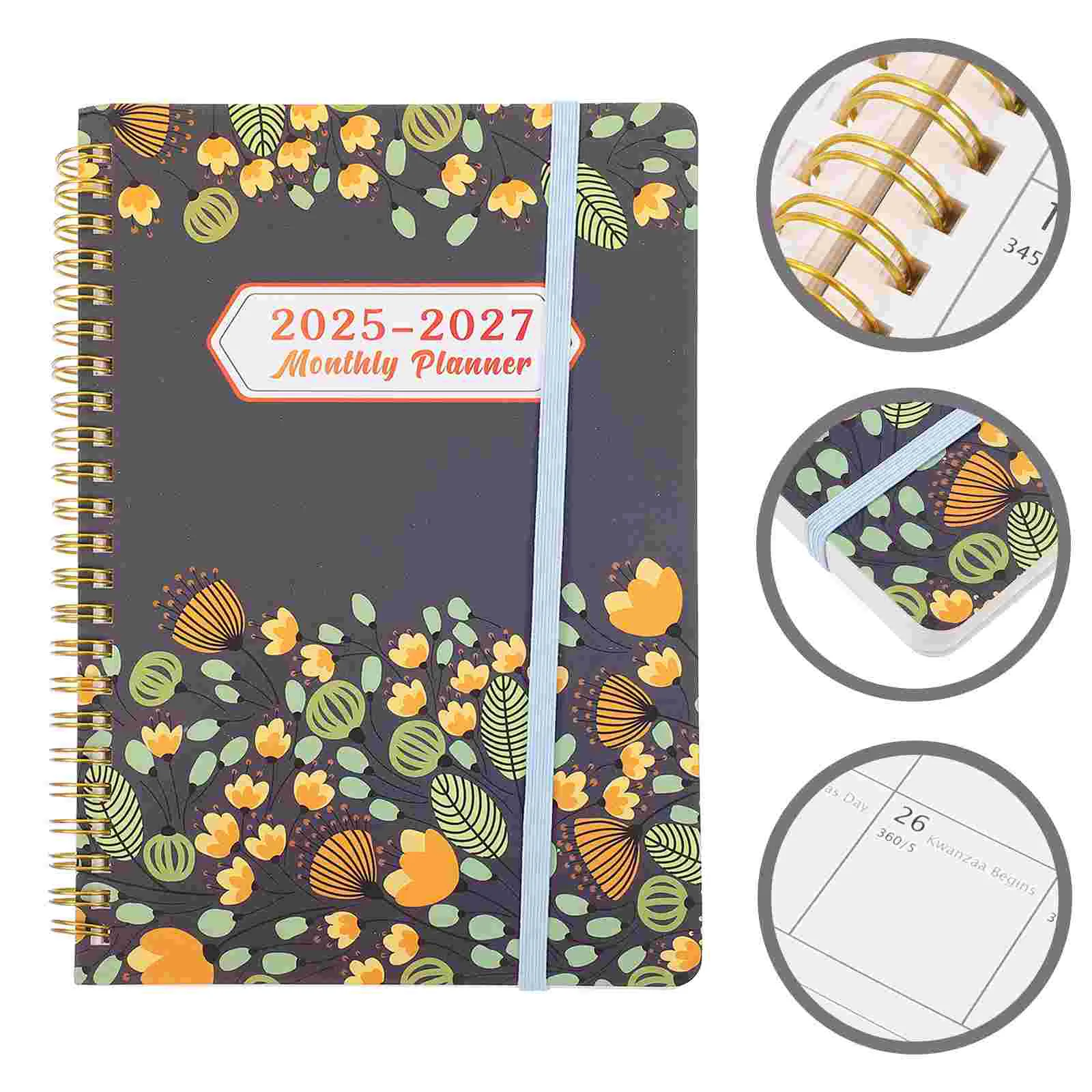 

2025 Schedule Student Planner Small Legal Pad Notepads for Teachers Writing Board Monthly Planners Paper Hardback