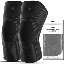 1PC Fitness Running Cycling Knee Support Braces Elastic Nylon Sport Compression Knee Pad Sleeve for Basketball Cycling equipment