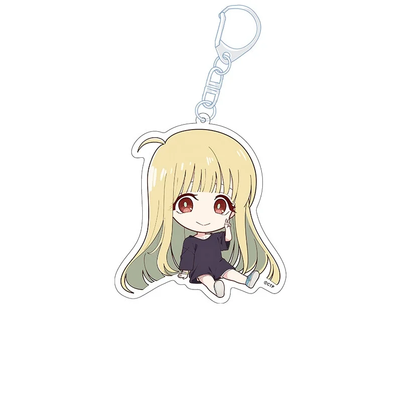 Cosmic Princess Kaguya! Cartoon Figure Acrylic Key Chain Transparent Pendant Backpack Ornament Birthday Gift