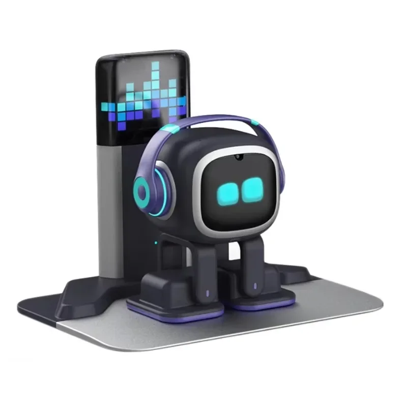 Emo AI Desktop Robot Companion | Features Voice Interaction, Facial Recognition, Music Playback, and Dancing Capabilities