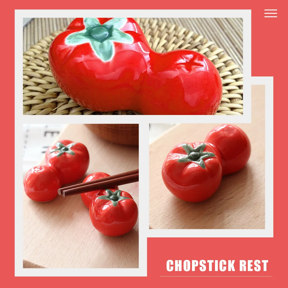 

3Pcs Creative Ceramic Chopstick Rest Cute Spoon Fork Holder Desktop Cutlery Support Dining Table Chopstick Holder