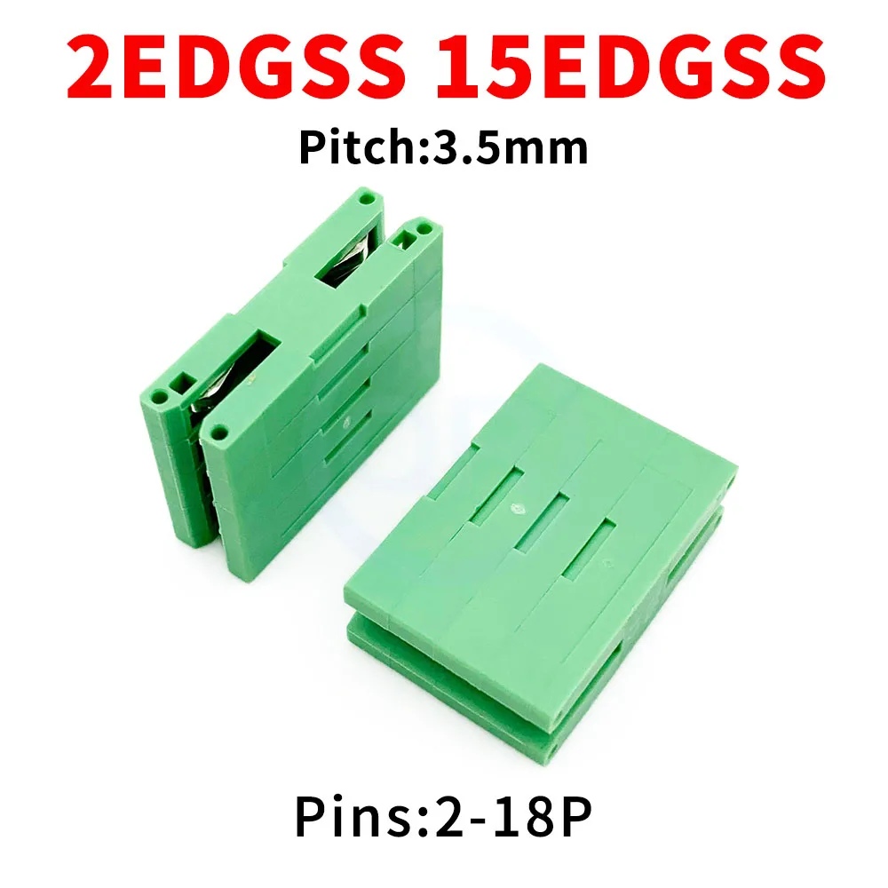 (5 pcs) KF 2EDGSS 3.5mm Board to Board PCB Terminal Block 15EDGSS 3.5 Connector 2-18Pin
