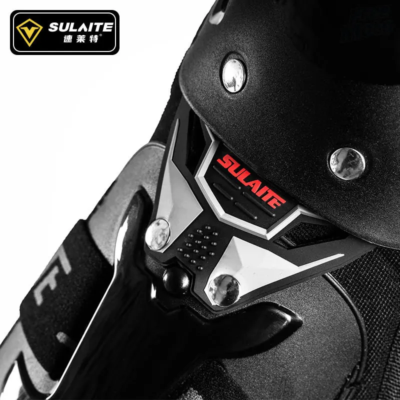 SULAITE Men Motorcycle Knee Pads Elbow Moto Protection Motocross Riding Guard Motorbike Off-road Racing Joelheira Mtb